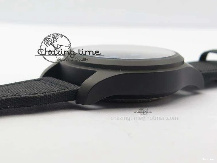 MIROTIME 0505 Pilot Chrono IW388003 Real Ceramic V6F 1:1 Best Edition On Black Nylon Strap A StreetReady 7284